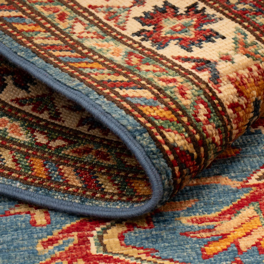 Ziegler Teppe - Kazak - Royal - 125 x 83 cm - blå