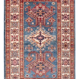 Ziegler Teppe - Kazak - Royal - 125 x 82 cm - blå