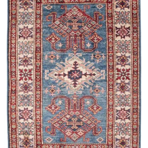 Ziegler Teppe - Kazak - Royal - 125 x 82 cm - blå