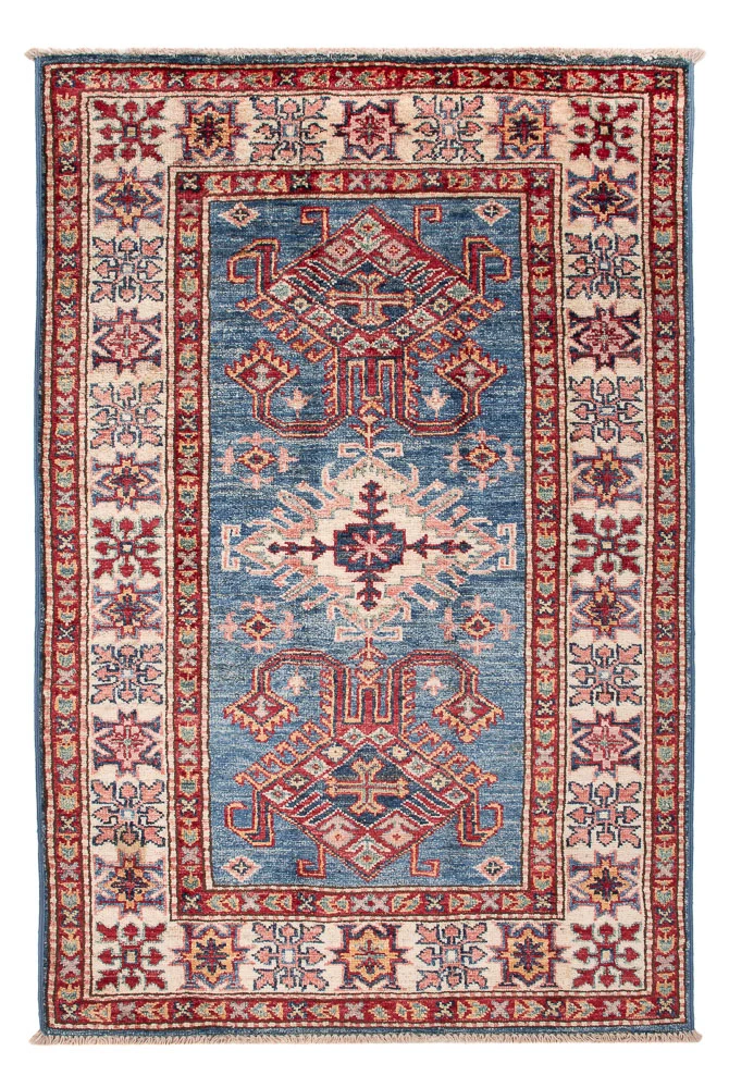 Ziegler Teppe - Kazak - Royal - 125 x 82 cm - blå