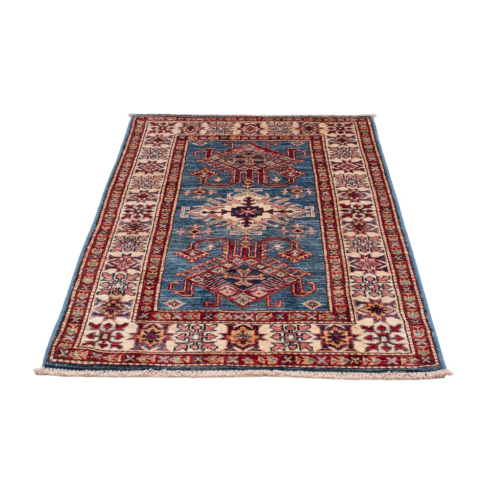 Ziegler Teppe - Kazak - Royal - 125 x 82 cm - blå