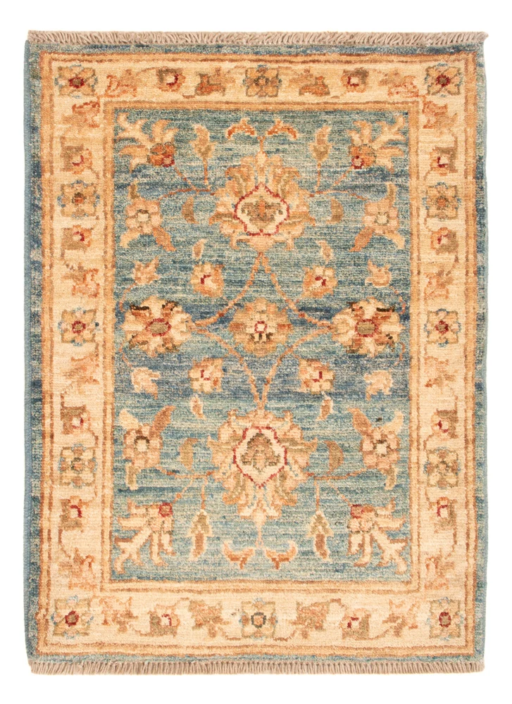 Ziegler Teppe - 70 x 53 cm - lyseblå