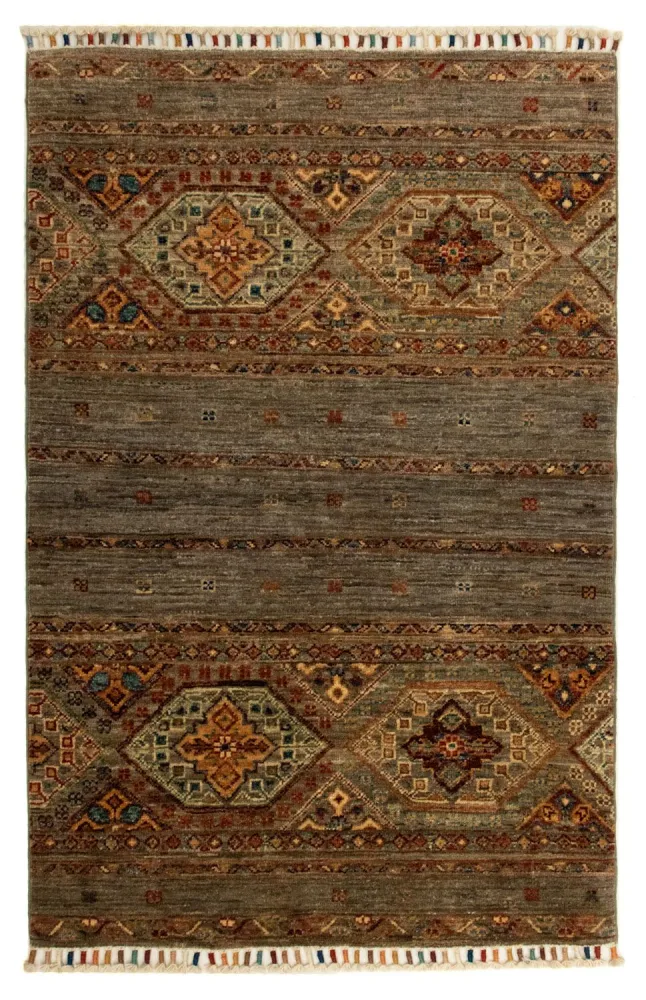 Ziegler Teppe - Moderne - 118 x 80 cm - mørk brun