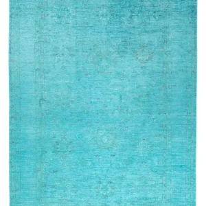 Ziegler Teppe - Moderne - Vintage / Farget - 249 x 171 cm - turkis