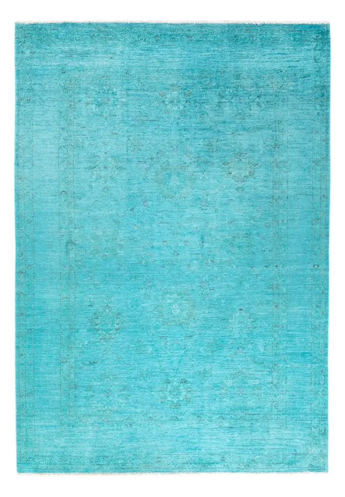 Ziegler Teppe - Moderne - Vintage / Farget - 249 x 171 cm - turkis