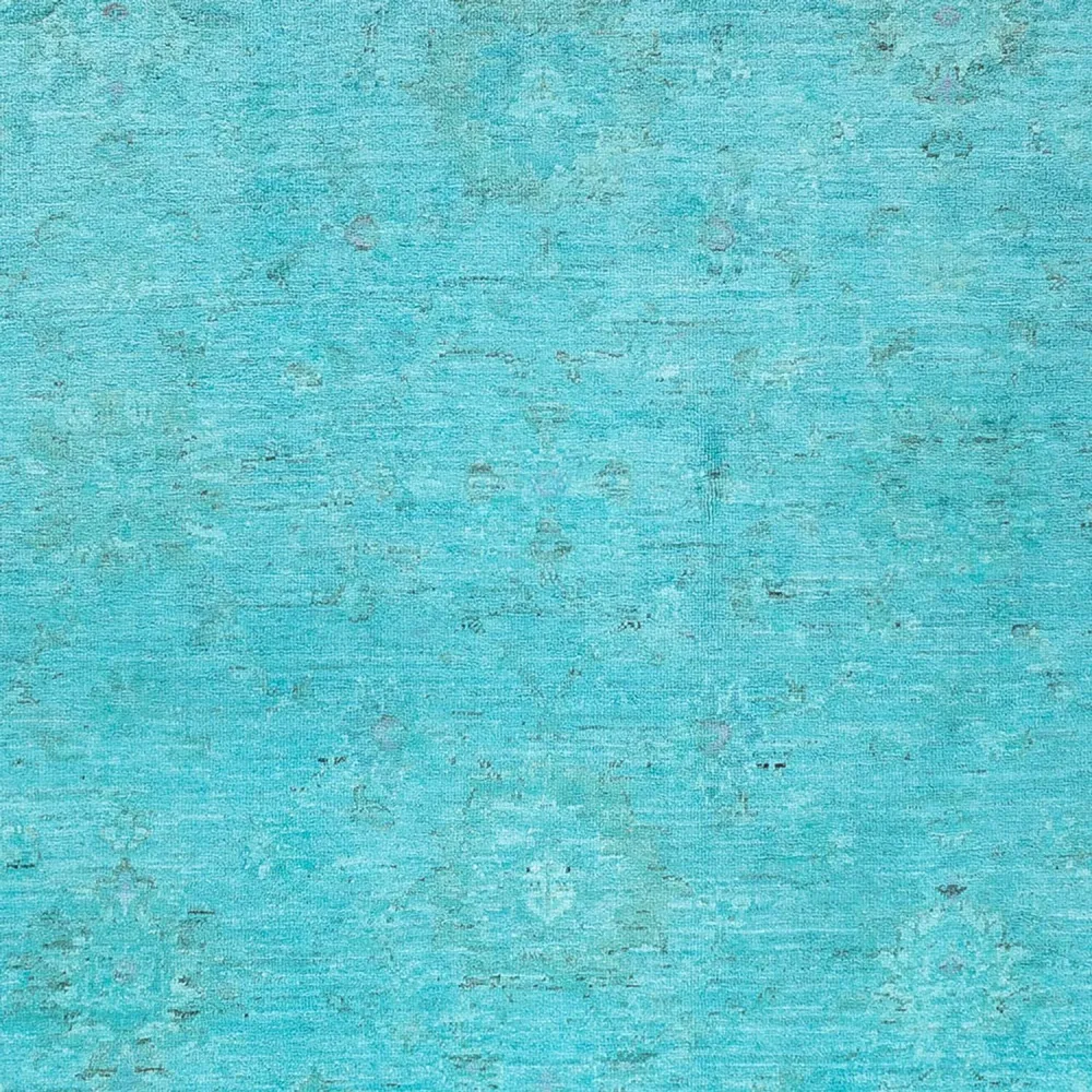 Ziegler Teppe - Moderne - Vintage / Farget - 249 x 171 cm - turkis