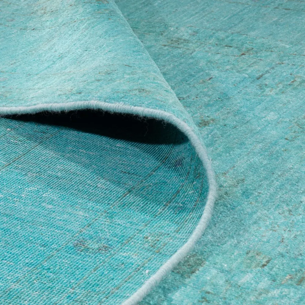 Ziegler Teppe - Moderne - Vintage / Farget - 249 x 171 cm - turkis