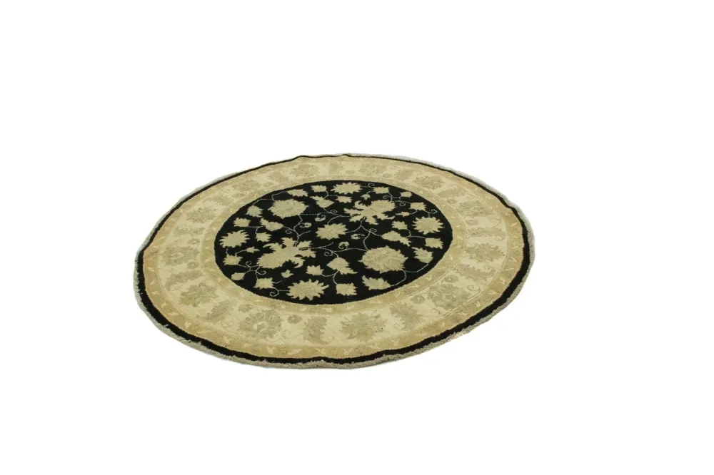 Ziegler Teppe rundt - 151 x 149 cm - svart