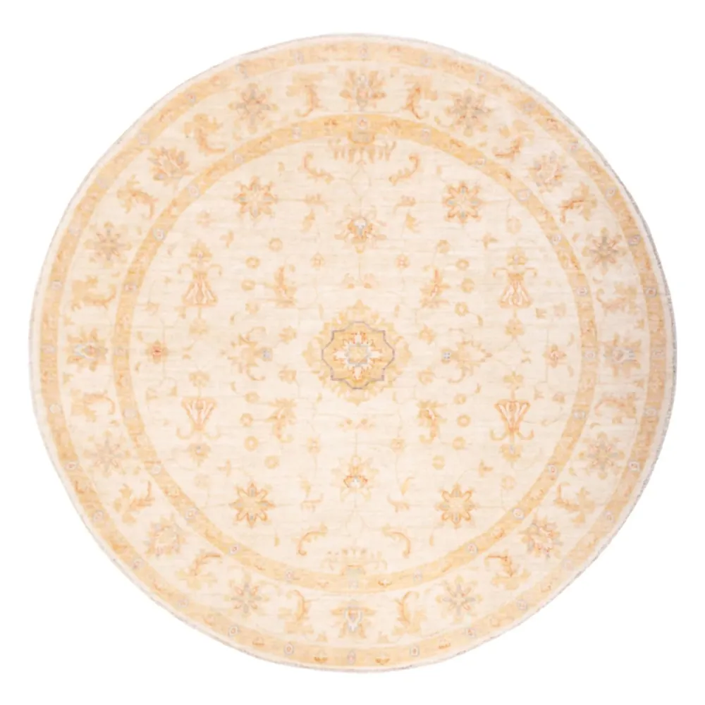 Ziegler Teppe rundt - 202 x 200 cm - beige