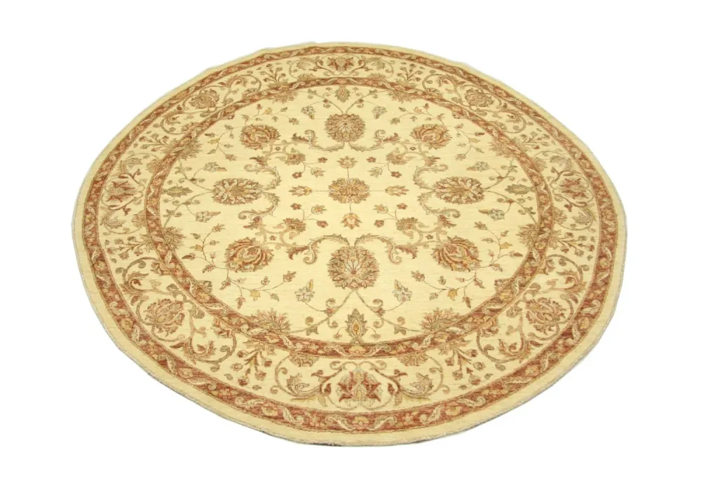 Ziegler Teppe rundt - 276 x 266 cm - beige