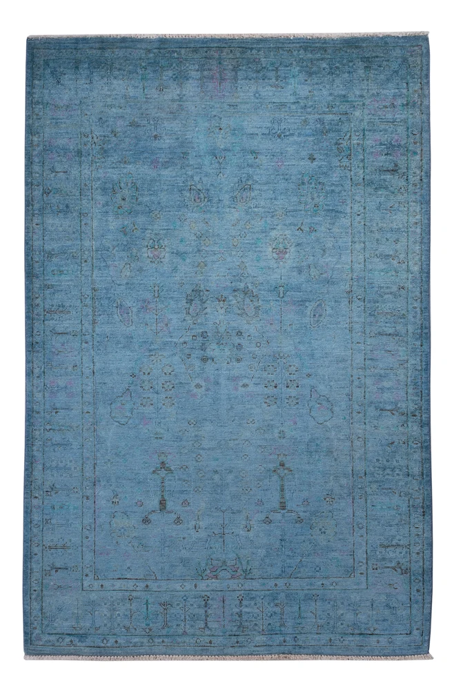 Ziegler Teppe - Shal - 189 x 124 cm - lyseblå