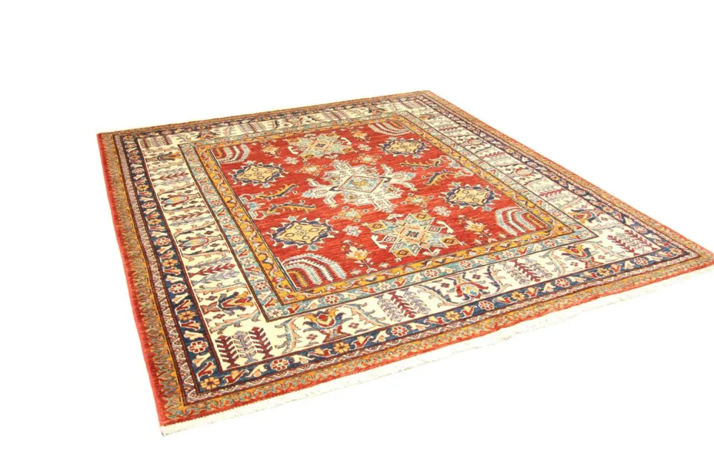 Ziegler Teppe square - 186 x 181 cm - rød