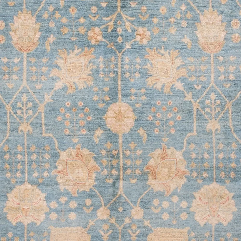 Ziegler Teppe square - 297 x 298 cm - lyseblå