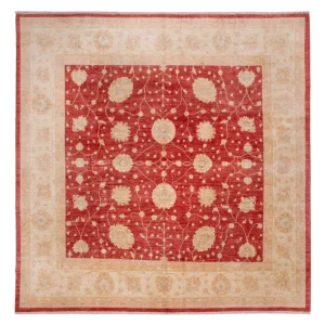 Ziegler Teppe square - 392 x 403 cm - rød