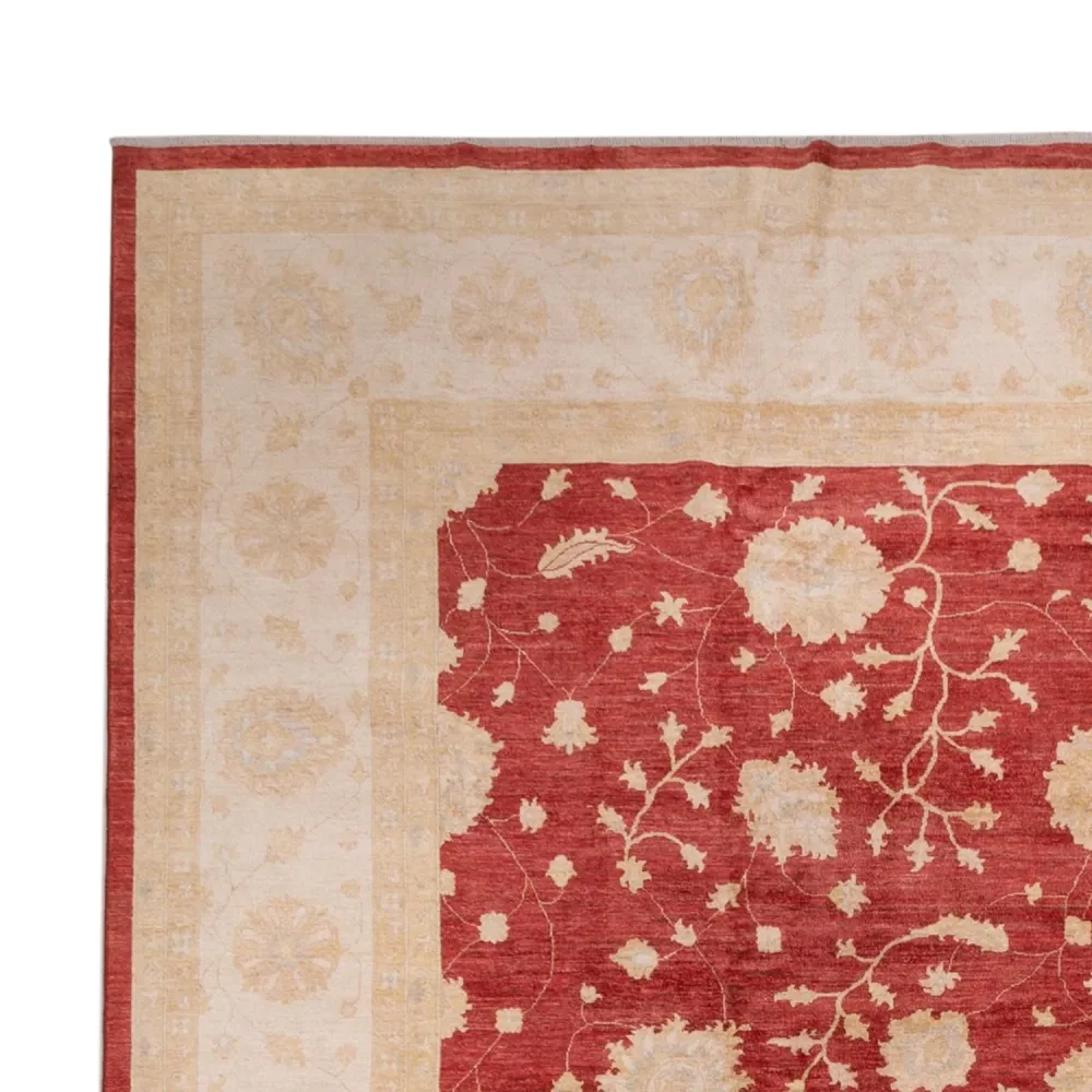 Ziegler Teppe square - 491 x 405 cm - rød