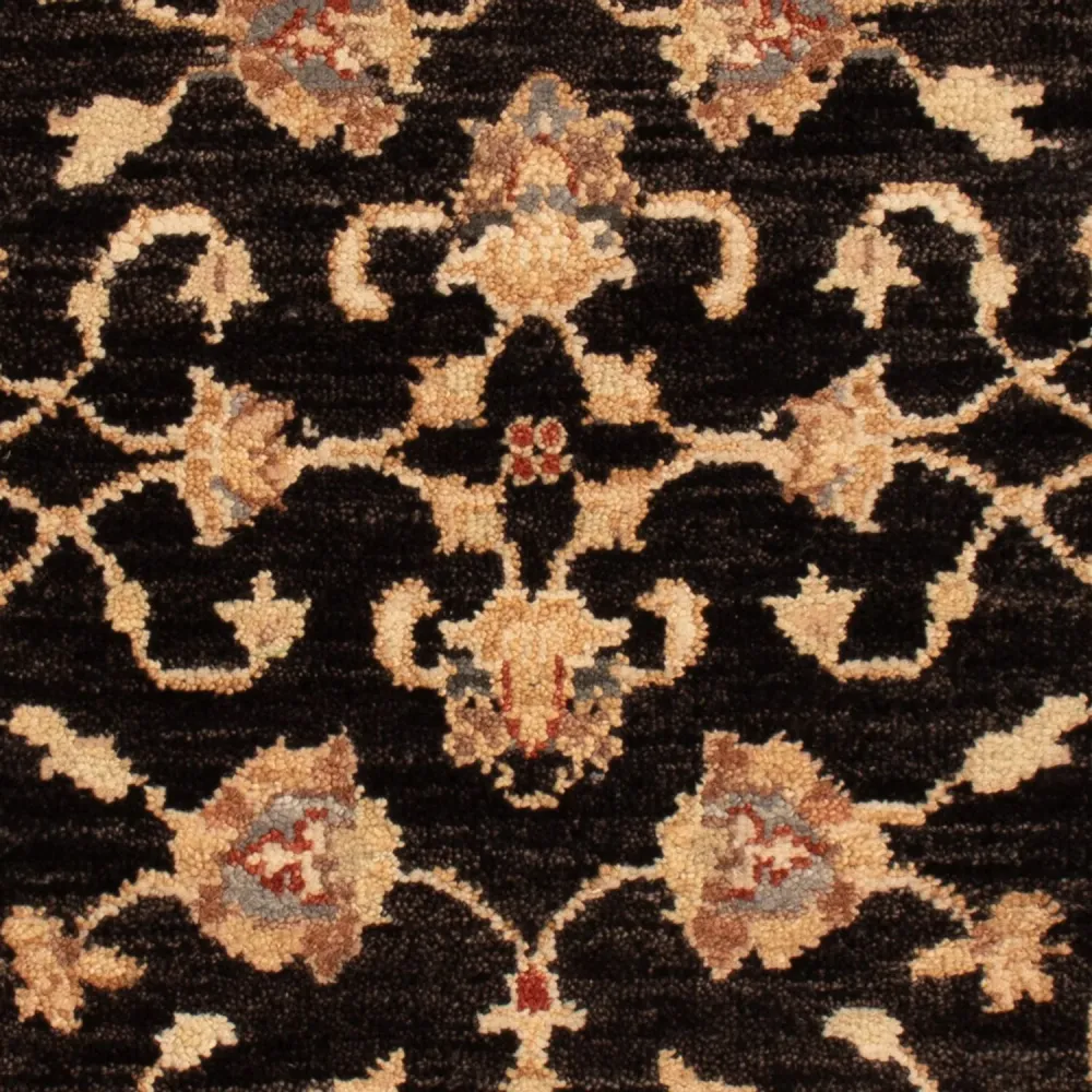 Ziegler Teppe - 90 x 60 cm - svart