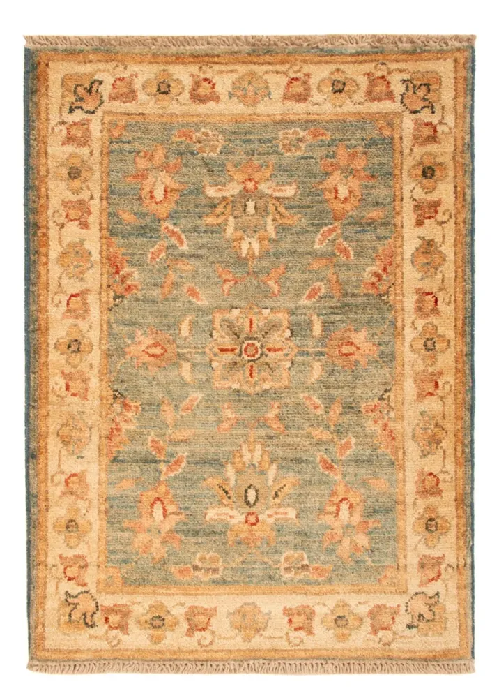 Ziegler Teppe - 71 x 52 cm - turkis