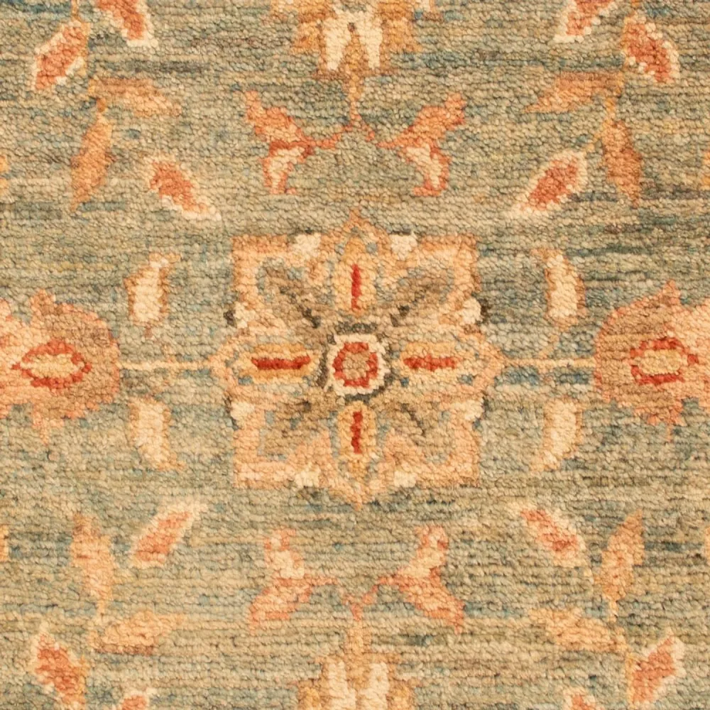 Ziegler Teppe - 71 x 52 cm - turkis