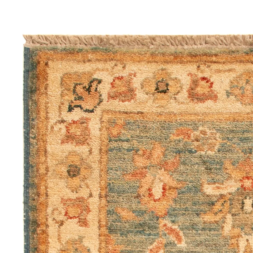 Ziegler Teppe - 71 x 52 cm - turkis