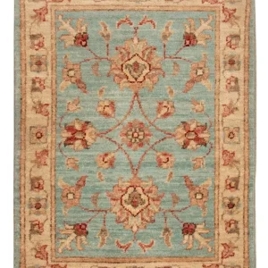Ziegler Teppe - 71 x 53 cm - turkis