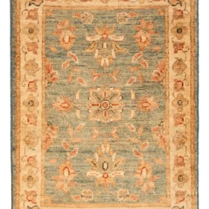 Ziegler Teppe - 71 x 52 cm - turkis