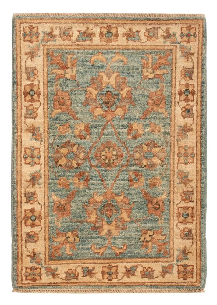 Ziegler Teppe - 73 x 52 cm - turkis