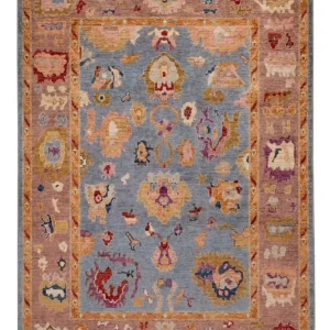 Ziegler Teppe - Usak - 235 x 173 cm - lyseblå