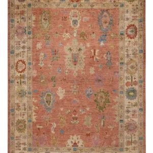 Ziegler Teppe - Usak - 242 x 175 cm - rust