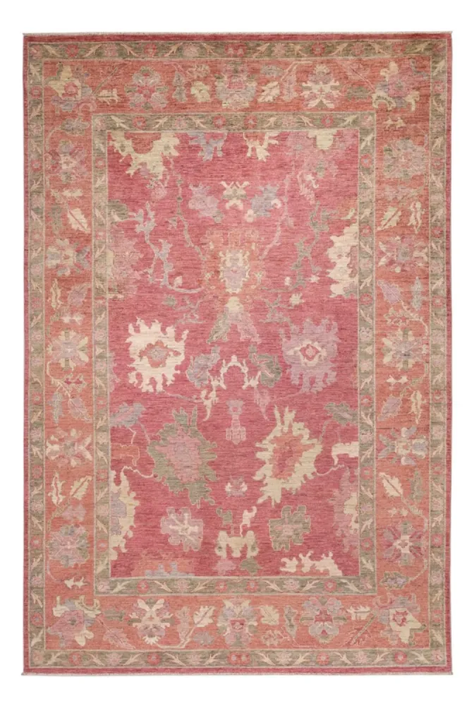Ziegler Teppe - Usak - 301 x 198 cm - lys rød