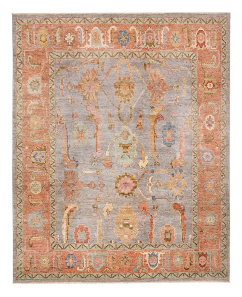 Ziegler Teppe - Usak - 306 x 243 cm - lyseblå