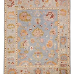 Ziegler Teppe - Usak - 306 x 245 cm - lyseblå