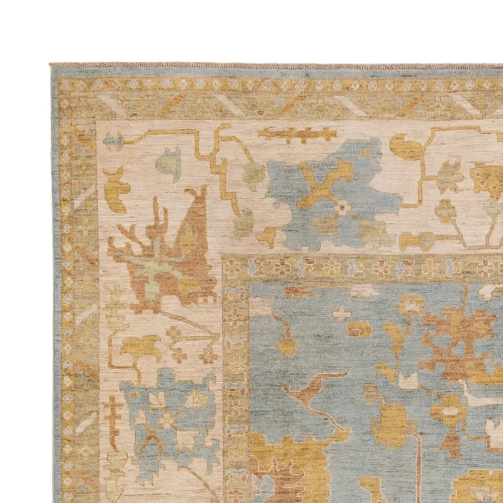 Ziegler Teppe - Usak - 306 x 245 cm - turkis