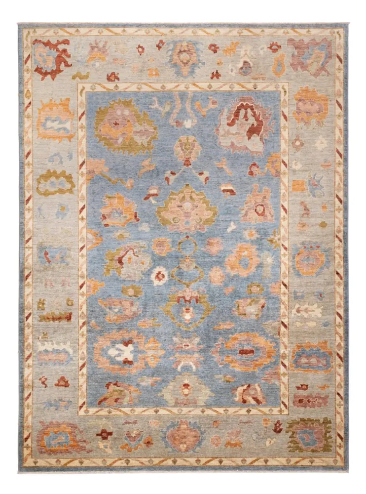 Ziegler Teppe - Usak - 332 x 242 cm - blå