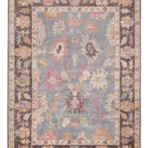 Ziegler Teppe - Usak - 338 x 247 cm - lyseblå