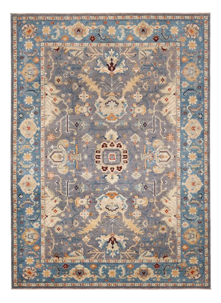 Ziegler Teppe - Usak - 341 x 251 cm - mørkeblå