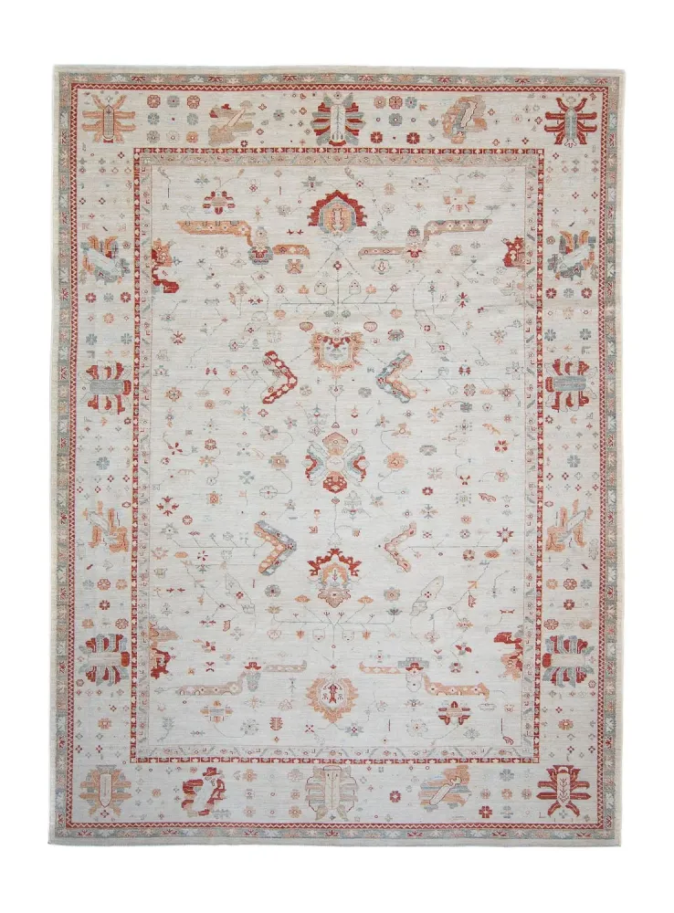 Ziegler Teppe - Usak - 342 x 252 cm - beige