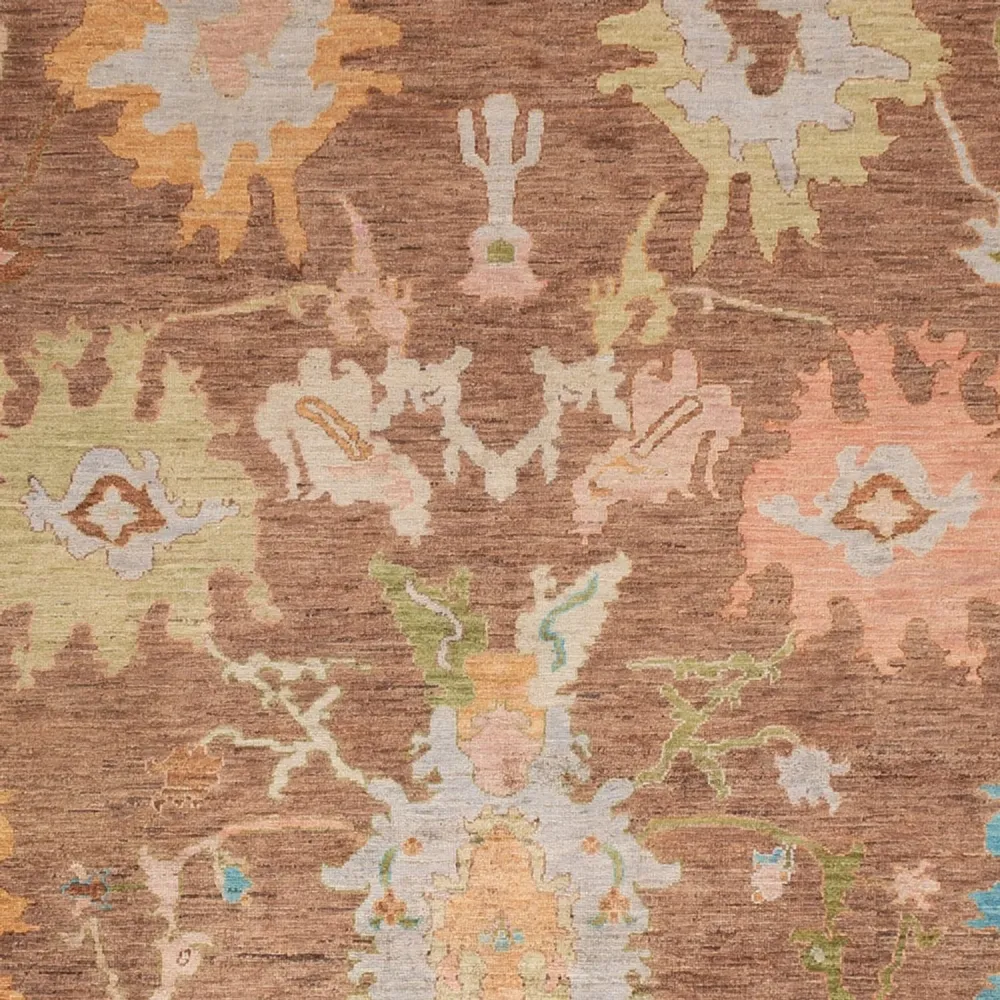 Ziegler Teppe - Usak - 343 x 243 cm - mørk beige