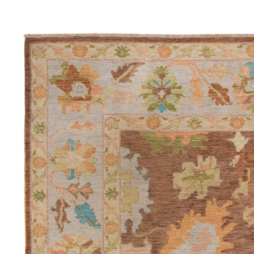 Ziegler Teppe - Usak - 343 x 243 cm - mørk beige