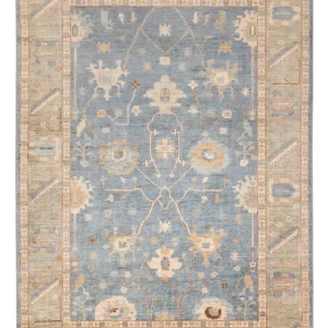 Ziegler Teppe - Usak - 347 x 241 cm - turkis