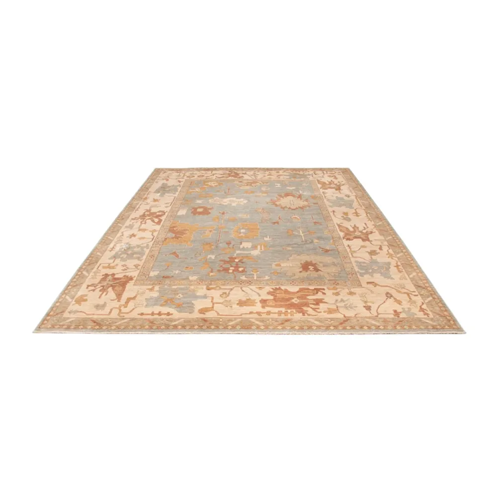 Ziegler Teppe - Usak - 348 x 246 cm - lyseblå