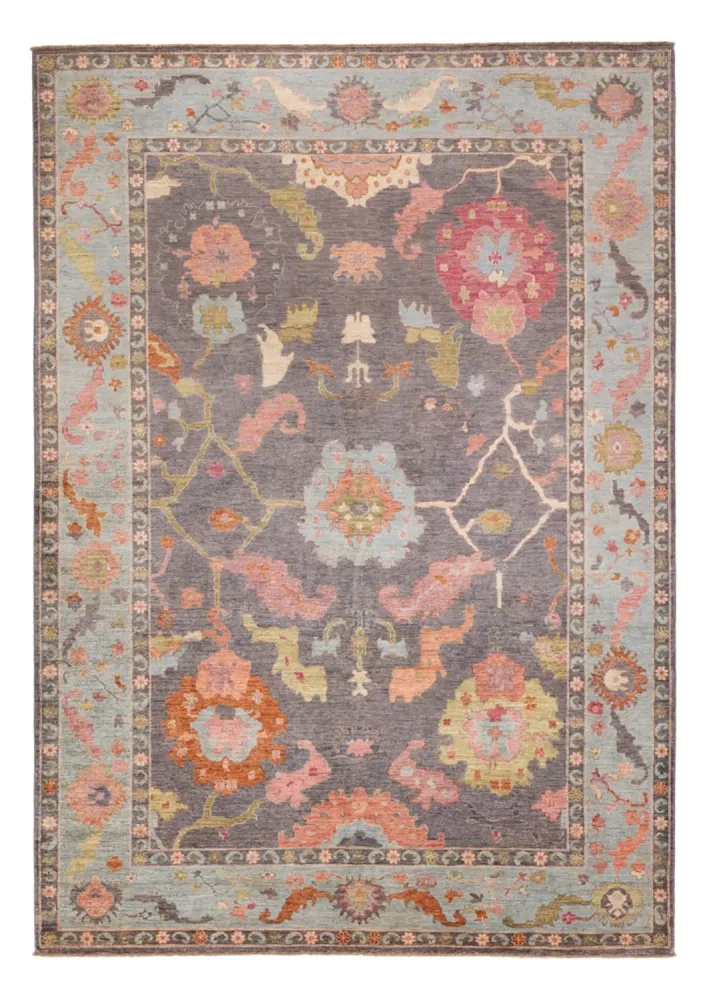 Ziegler Teppe - Usak - 352 x 242 cm - mørkeblå