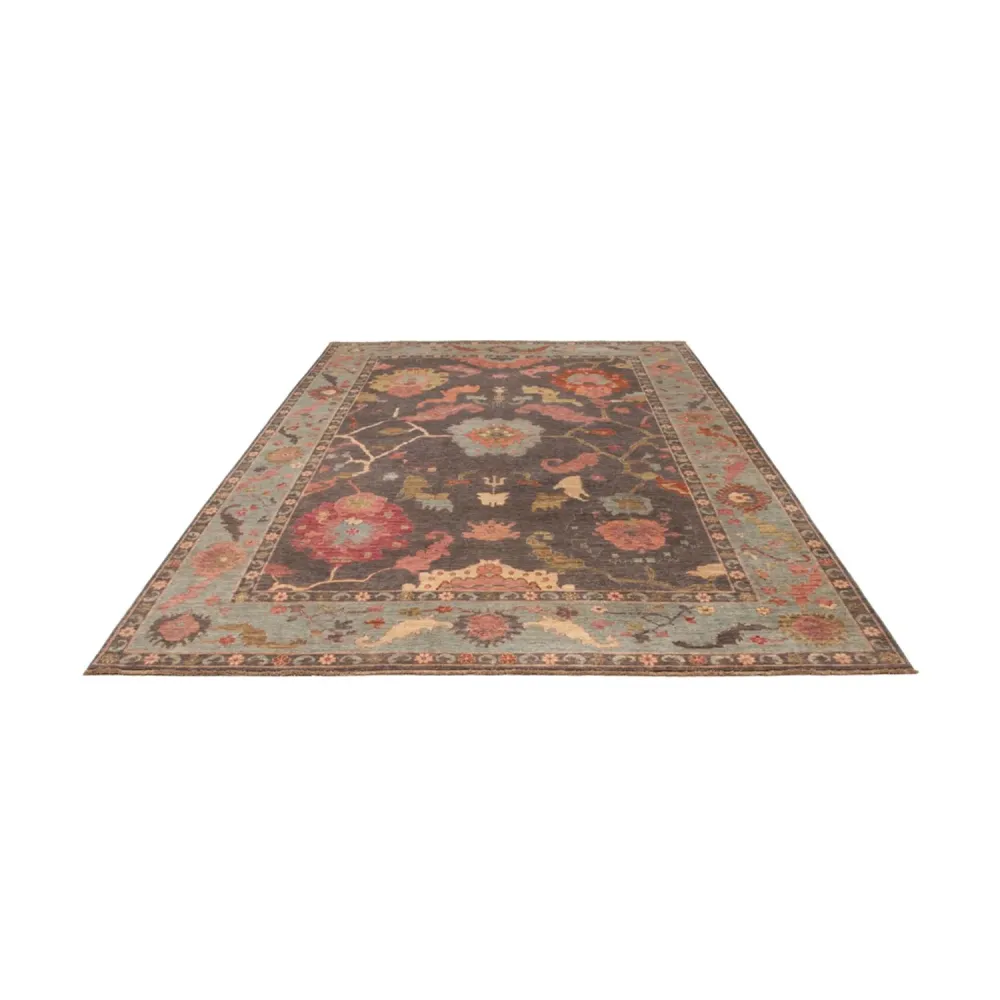 Ziegler Teppe - Usak - 352 x 242 cm - mørkeblå