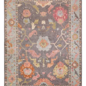 Ziegler Teppe - Usak - 352 x 242 cm - mørkeblå