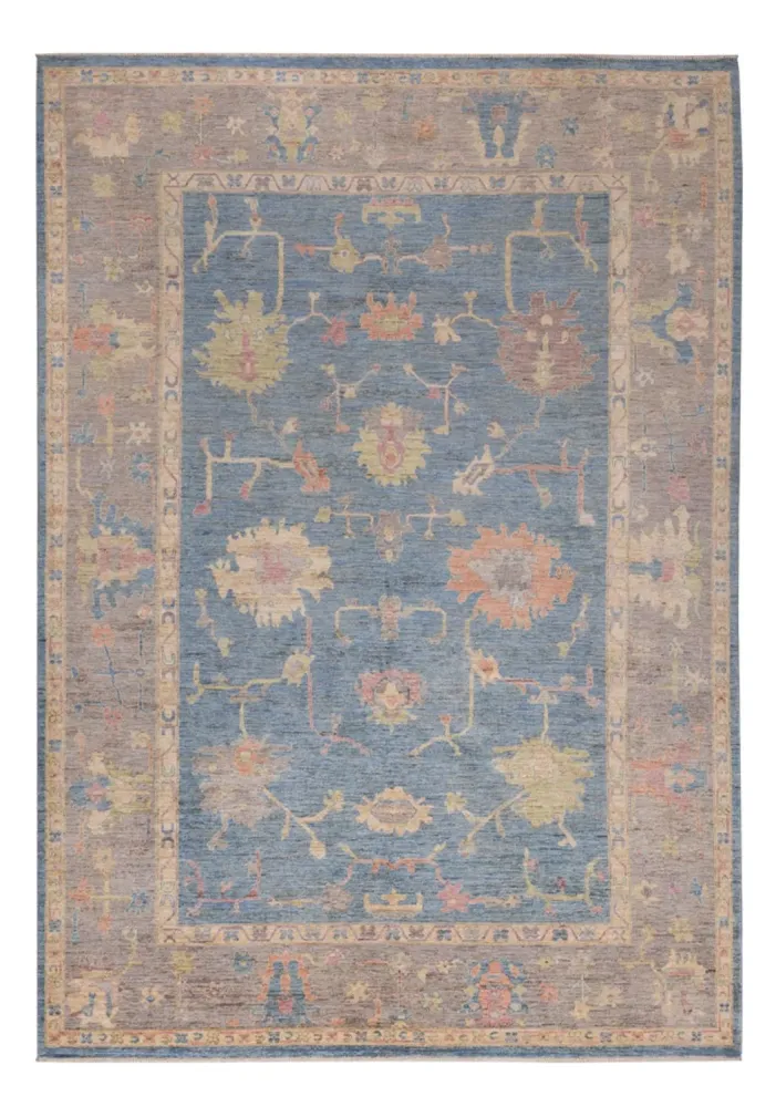 Ziegler Teppe - Usak - 352 x 247 cm - blå