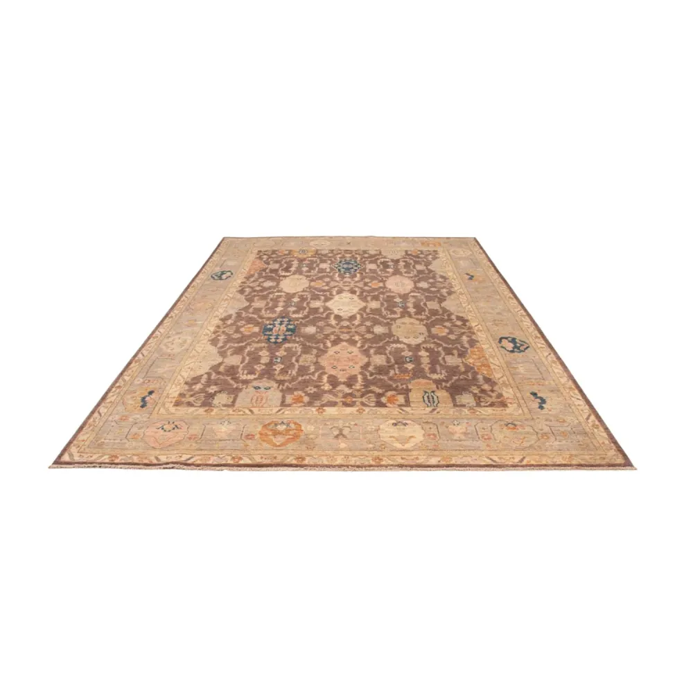 Ziegler Teppe - Usak - 353 x 244 cm - mørk beige