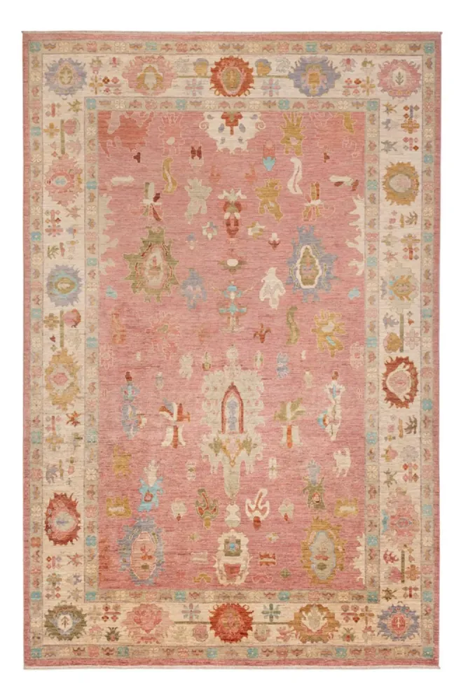 Ziegler Teppe - Usak - 359 x 237 cm - lys rød
