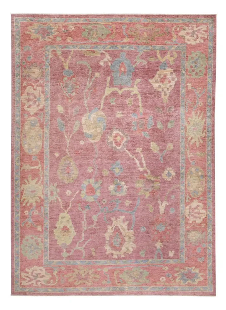 Ziegler Teppe - Usak - 369 x 267 cm - lys rød