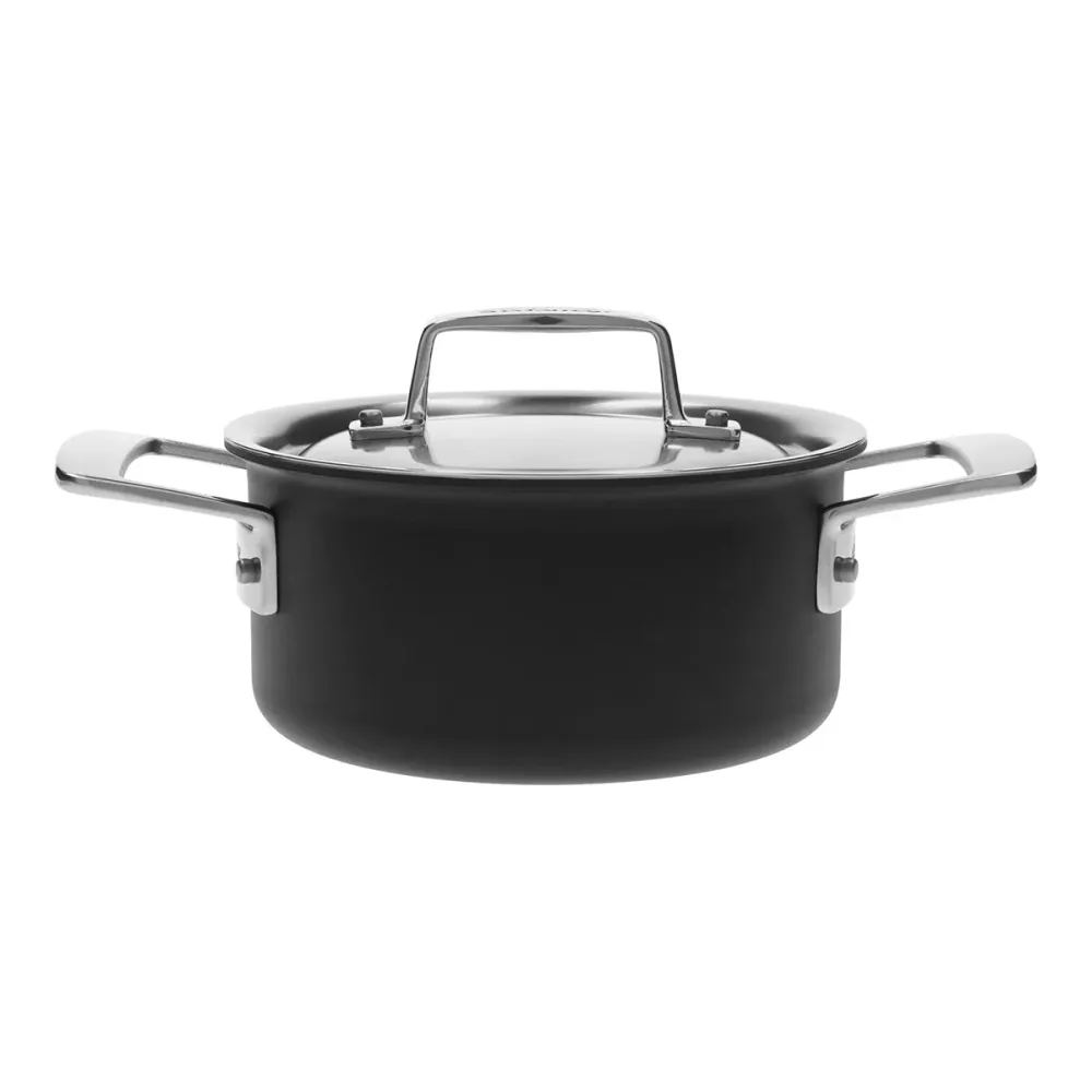 16cm Gryte med lokk 1.5l, 18/10 rustfrit stål - DEMEYERE BLACK 5