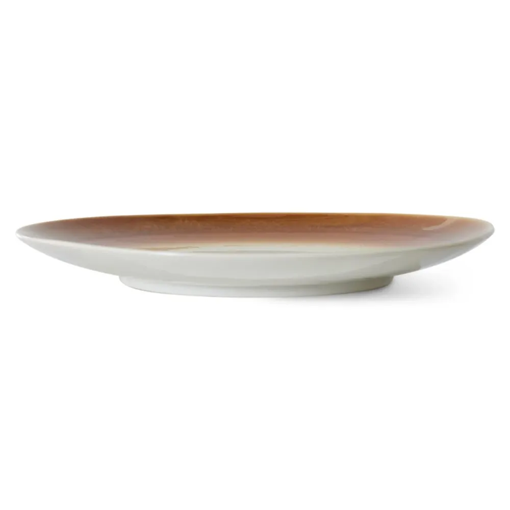 70s ceramics: dinner plates, supernova (set 2)
