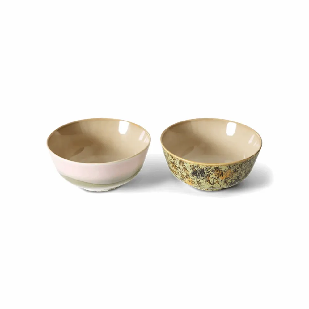 70s ceramics: ramen bowl, ascend (set 2)